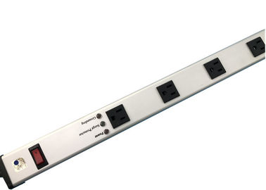 ปลั๊กรางปลั๊กไฟ Thin Stripe 9 ที่มีสวิตช์ปิด, ตัวป้องกันไฟกระชาก Power Bar 15A 125VAC