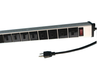 Multifunctional การชาร์จไฟ 13 พอร์ต USB แถบปลั๊ก AU / EU / UK / US 5V 2.1A