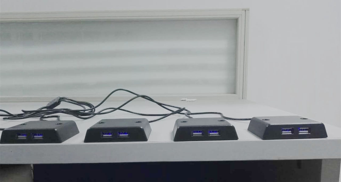 2 พอร์ต USB Charging Adapter, Multifunctional USB Charger ติดตั้งพื้นผิวแบบพกพา