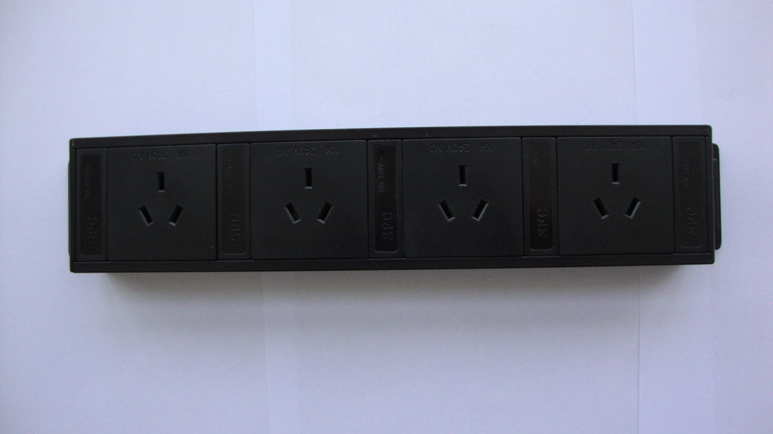 ออสเตรเลีย 4 ขั้วไฟฟ้า Jack Low Profile, IEC320 C13 หน่วยจ่ายไฟ AC PDU