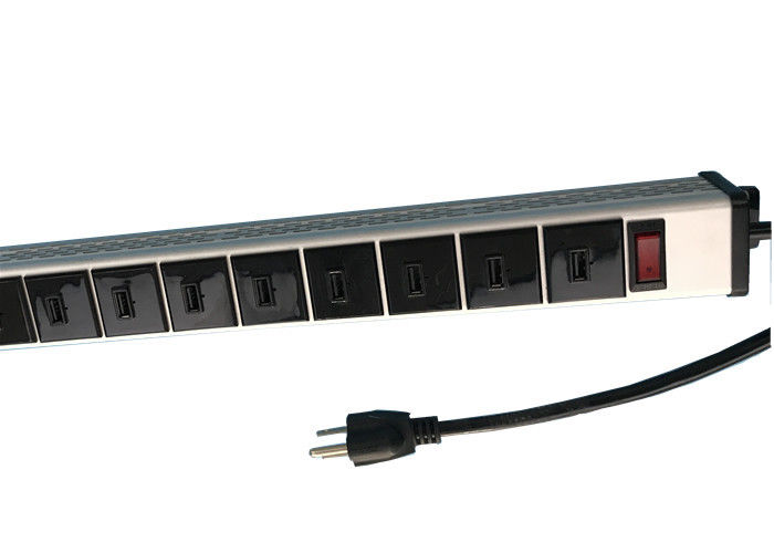 สมาร์ท 11 Port USB Charging รางปลั๊กไฟสำหรับ iPhone / โทรศัพท์มือถือ