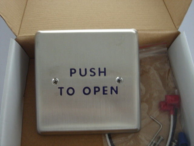 4.5 "Push รอบเพื่อออกจากสวิทช์ / แฮนดิแค็ทเปิดประตูที่สามารถเข้าถึงได้พร้อมโลโก้ที่ปิดใช้งาน